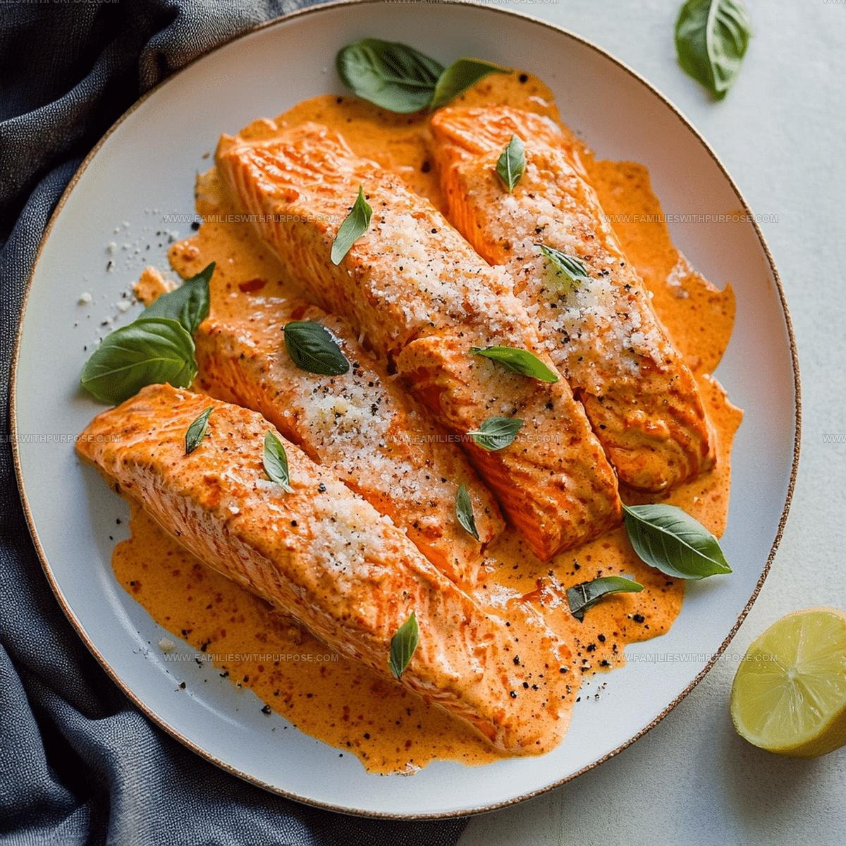 Salmon With Peppers Recipe