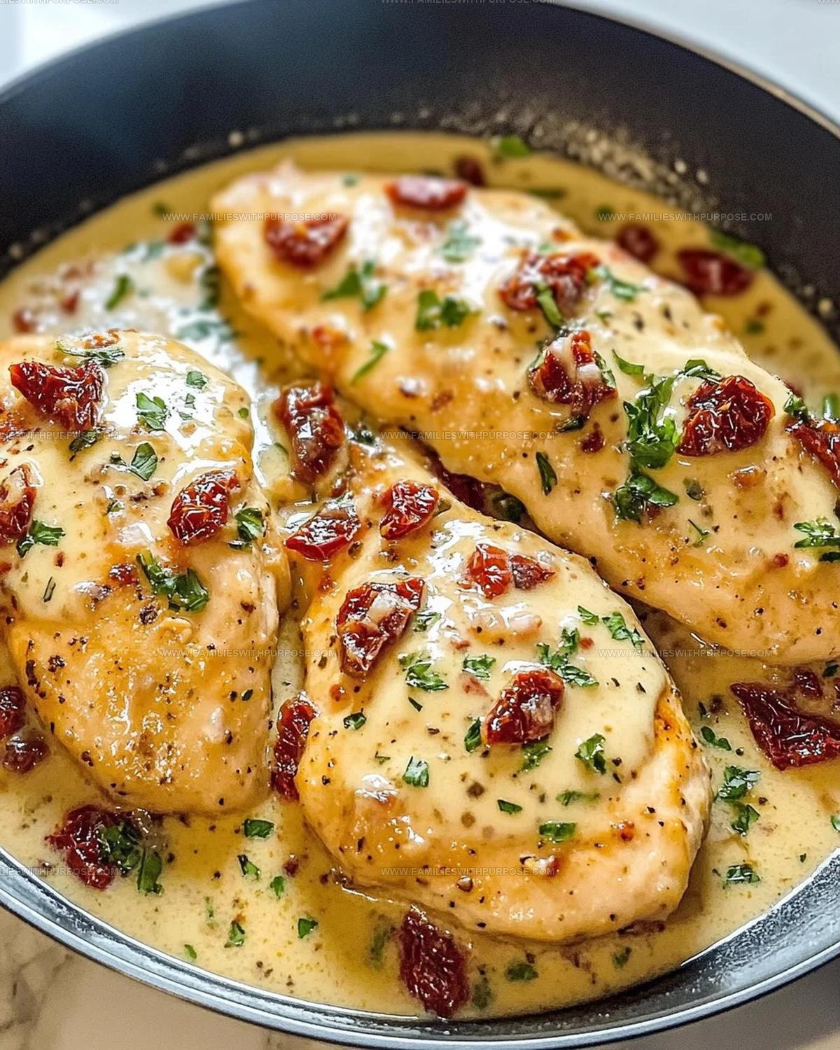 Creamy Sun Dried Tomato Marry Me Chicken Recipe
