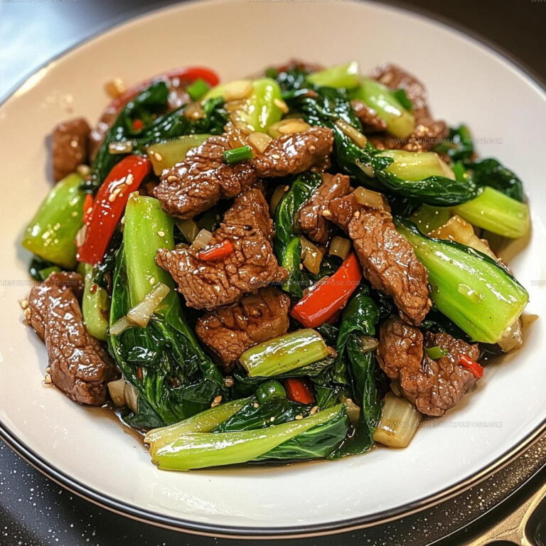 Wok Style Bok Choy Stir Fried Beef Recipe