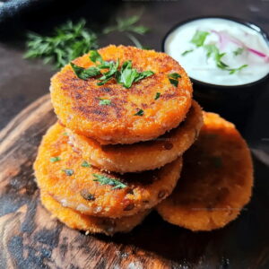 Soft Sweet Potato Lentil Patties Recipe