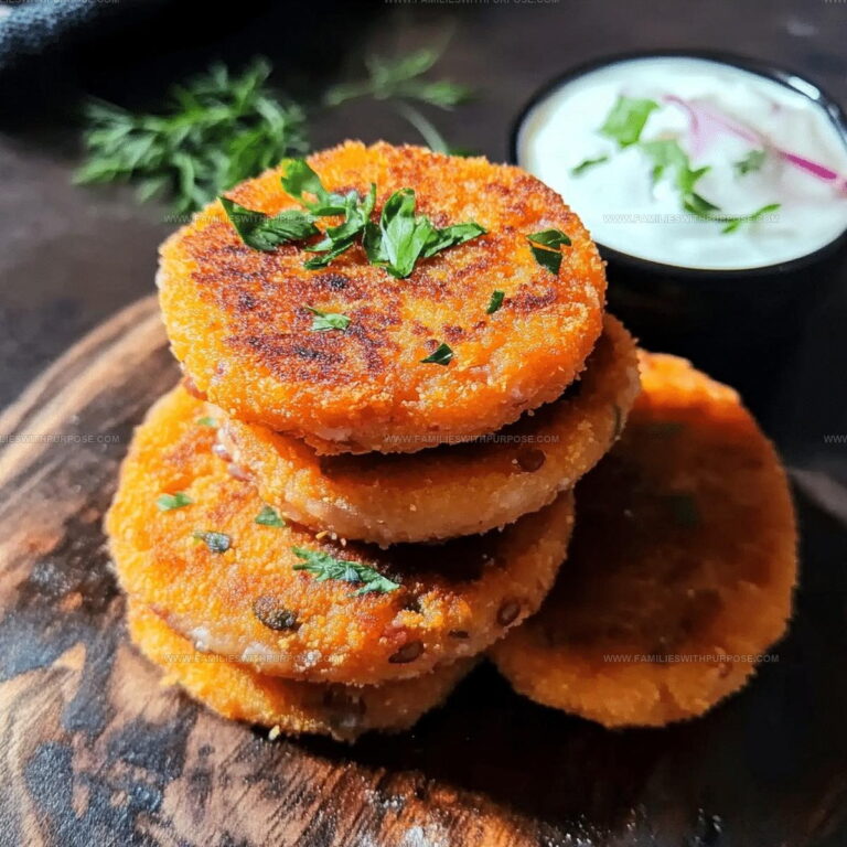 Soft Sweet Potato Lentil Patties Recipe