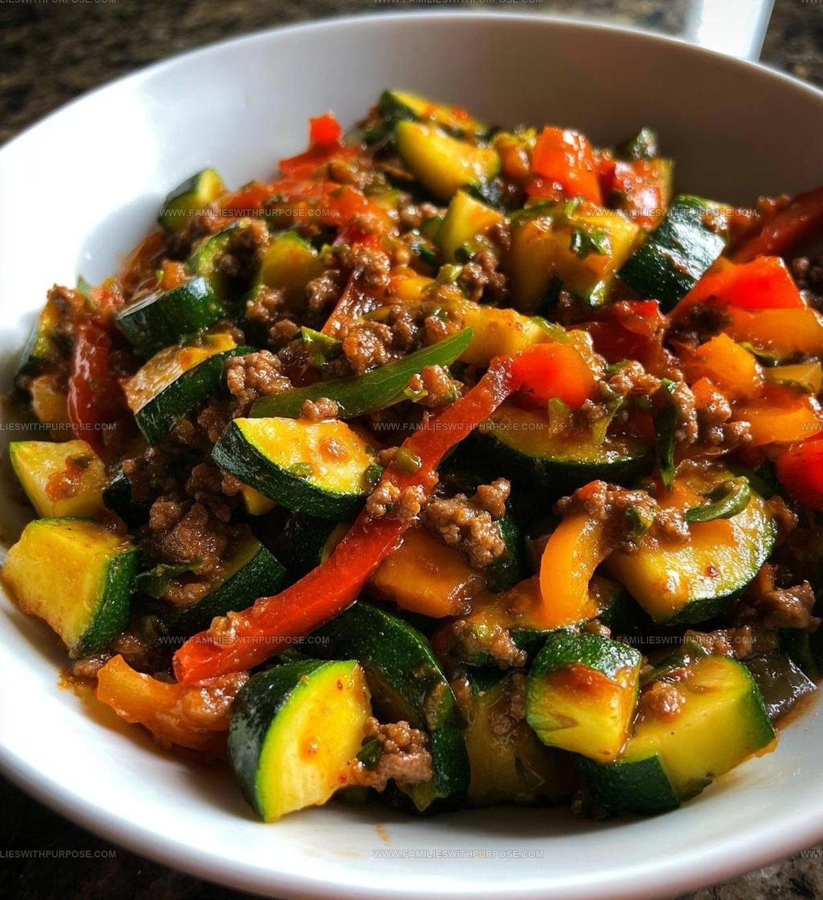 Mediterranean-Style Ground Beef Stir Fry Recipe