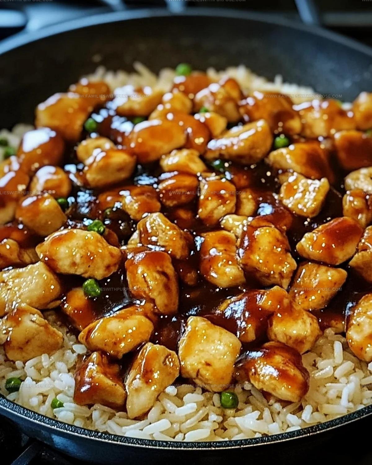 One-Pan Bold Honey BBQ Chicken Rice Recipe