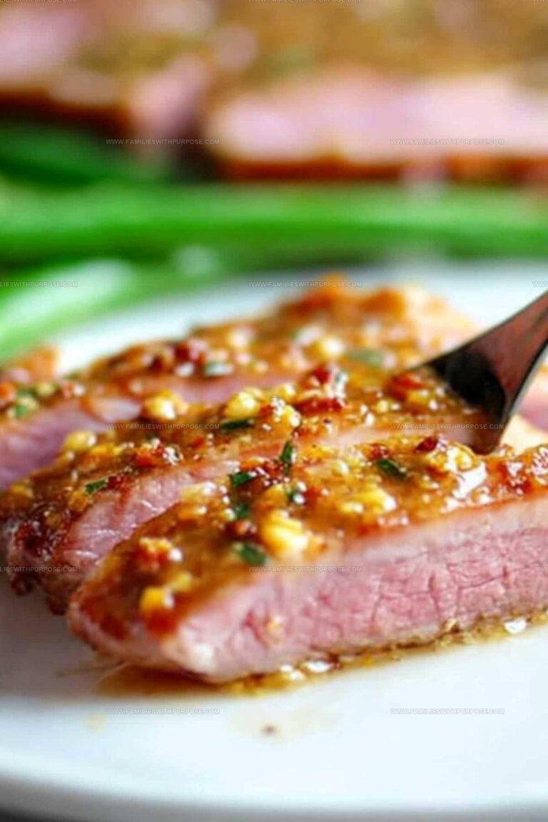 Honey Mustard Ham Steaks Recipe