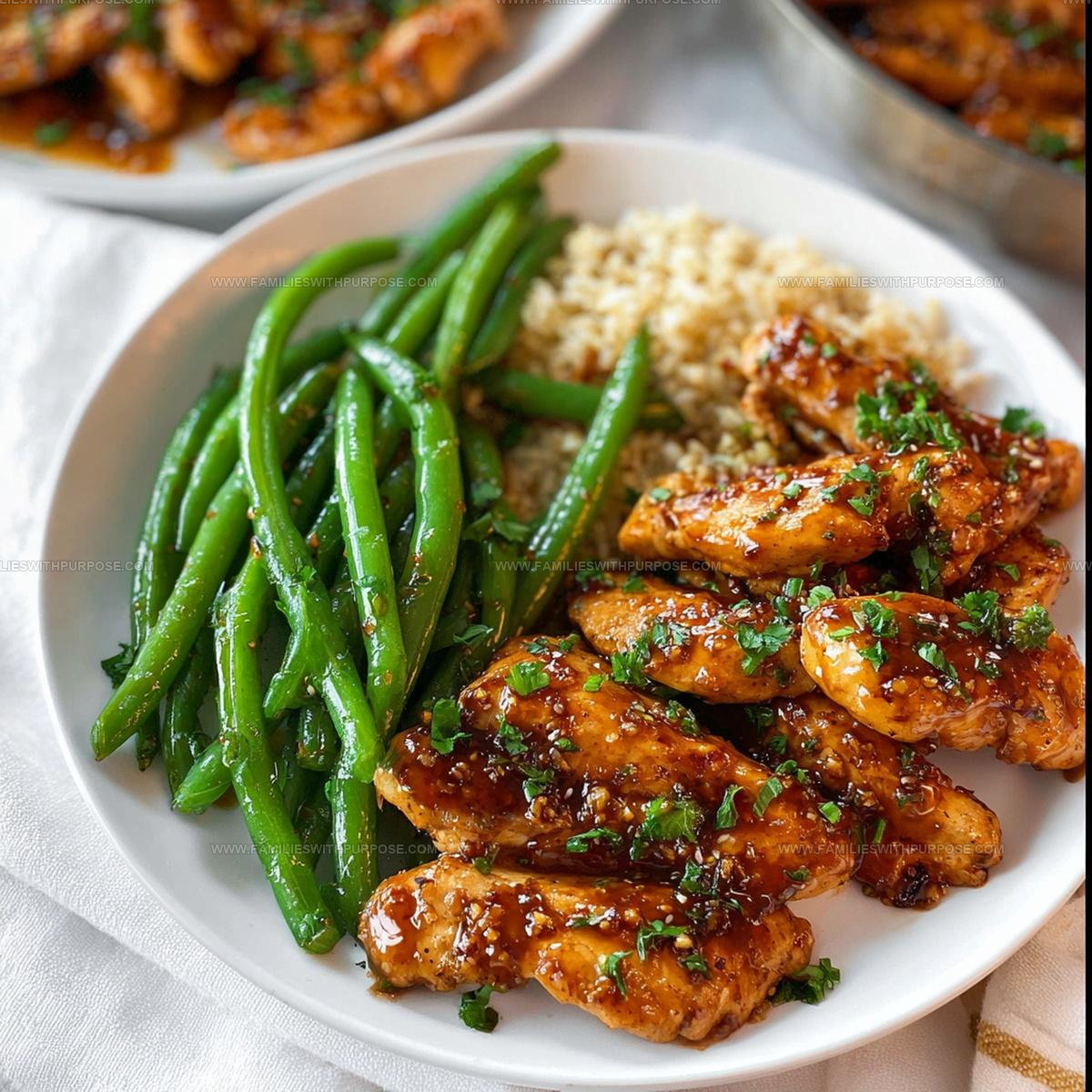 Honey Garlic Chicken Green Beans Recipe