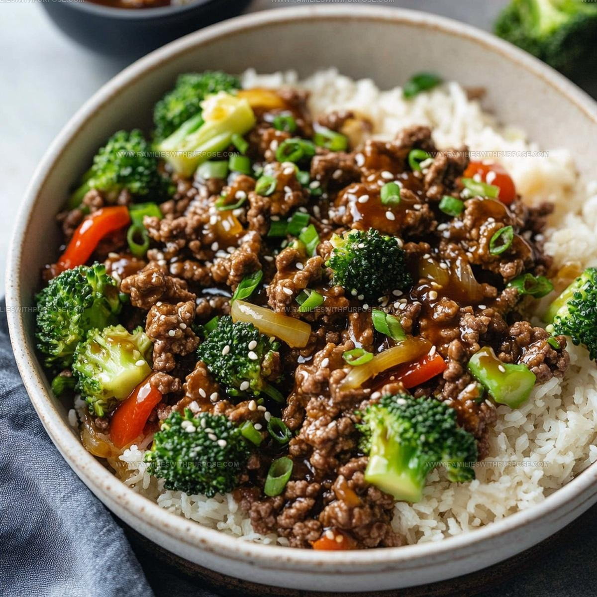 Sweet-Savory Ground Beef And Broccoli Recipe