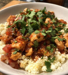 Salsa Chicken And Cauliflower Rice Skillet Recipe