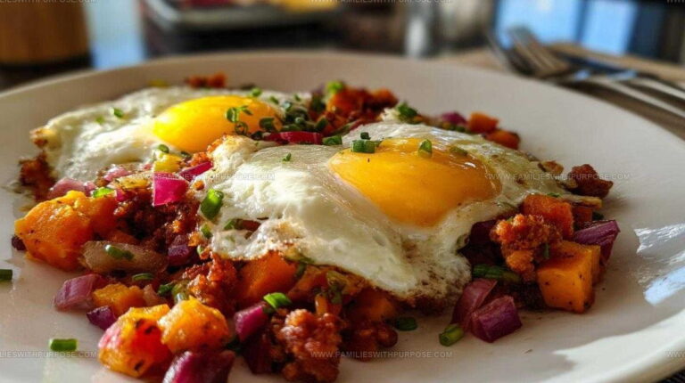 Breakfast Style Sweet Potato Breakfast Hash Recipe