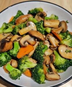 Sauteed Mushrooms With Broccoli Recipe