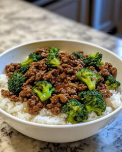 Takeout-Style Ground Beef And Broccoli Recipe