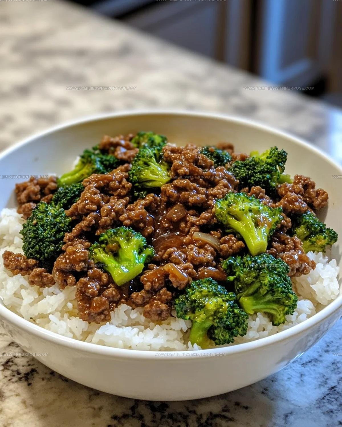 Takeout-Style Ground Beef And Broccoli Recipe