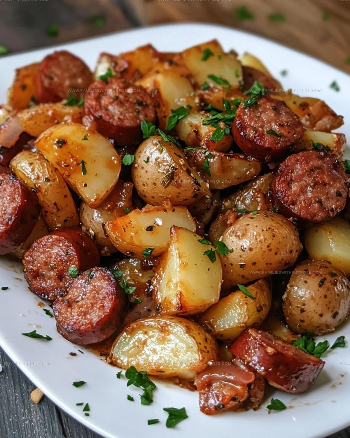 One-Skillet Smoked Sausage And Potatoes Recipe