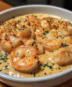 Zesty Lemon Creamy Garlic Shrimp Recipe