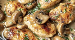 Savory Mushroom Chicken Recipe