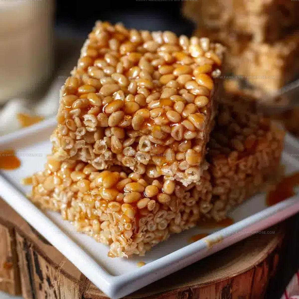 Caramelized Brown Butter Dulce De Leche Rice Krispie Treats Recipe