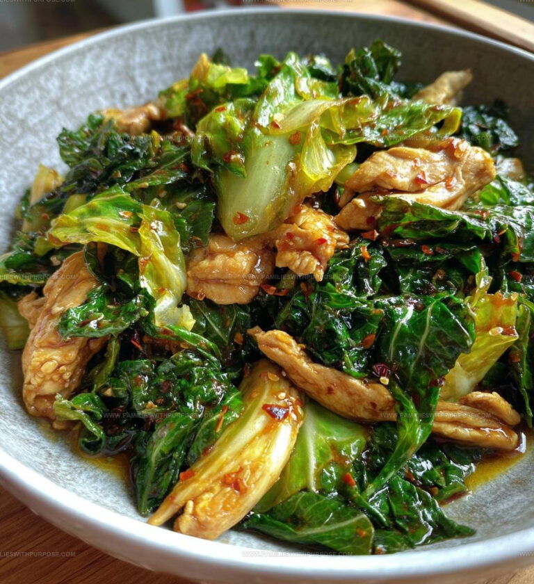 Weeknight Chinese Chicken Cabbage Stir Fry Recipe