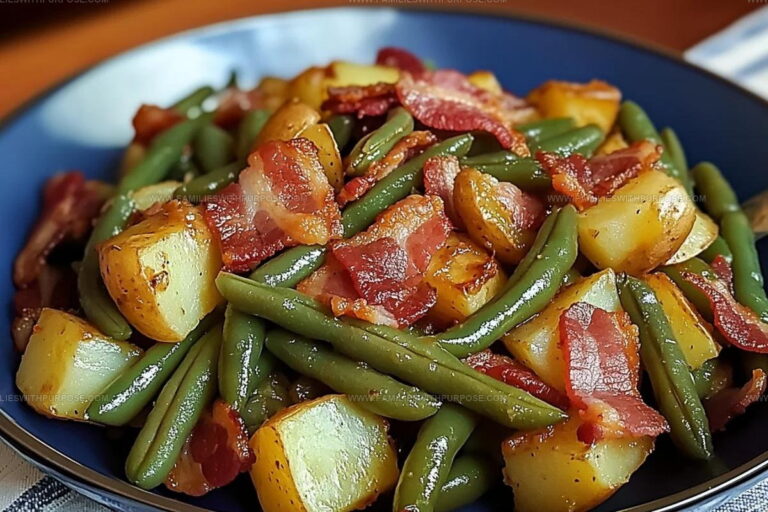 Country Ranch Green Beans N Potatoes With Bacon Recipe