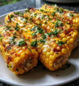 Cheesy Garlic Butter Corn Recipe