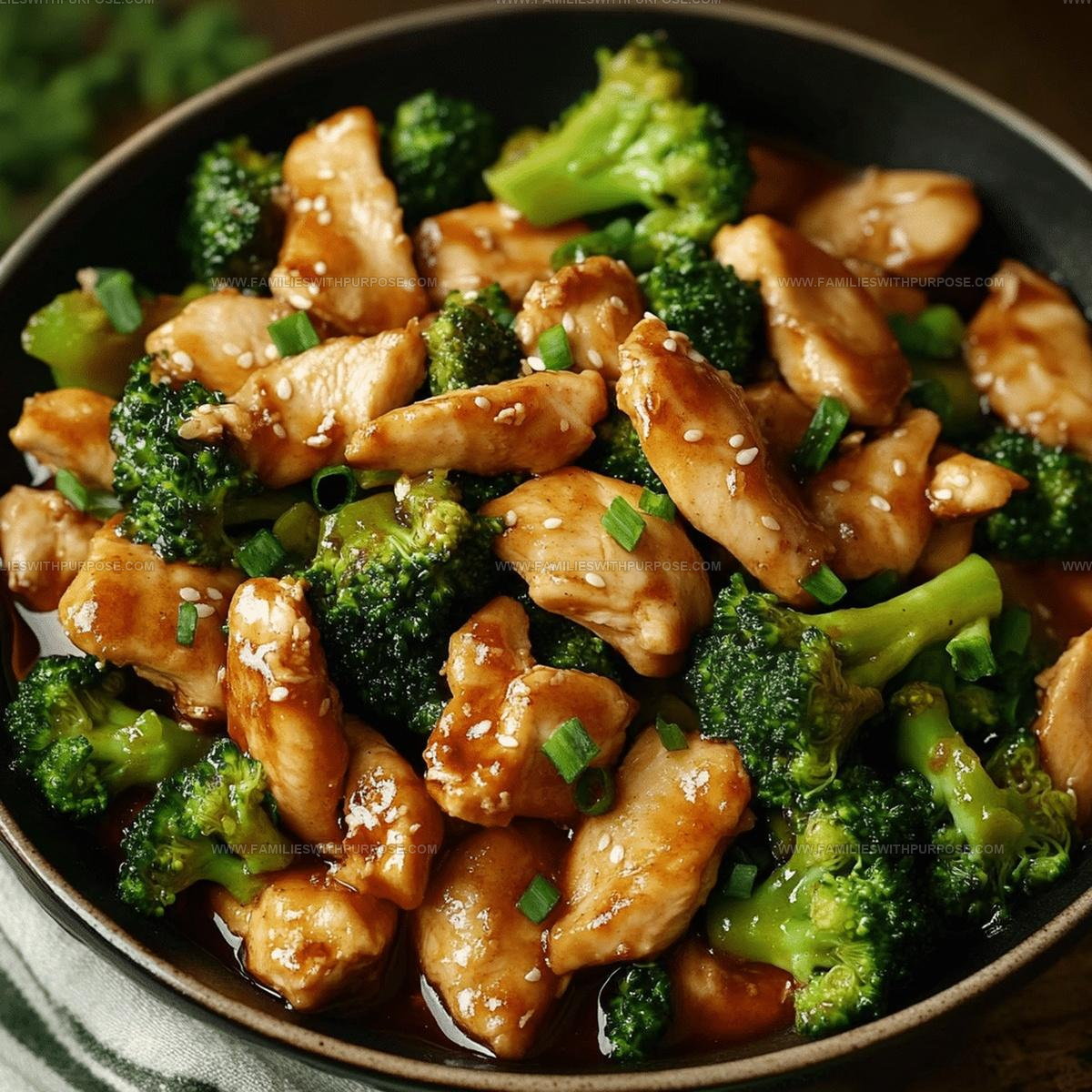Saucy Chicken and Broccoli Stir Fry Recipe