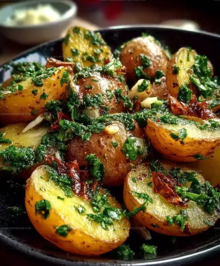 Garlic Coriander Potatoes Recipe