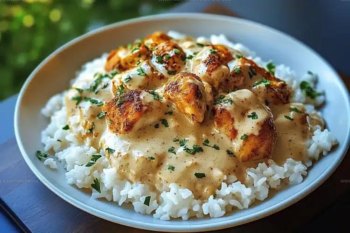 Comforting Smothered Chicken and Rice Recipe