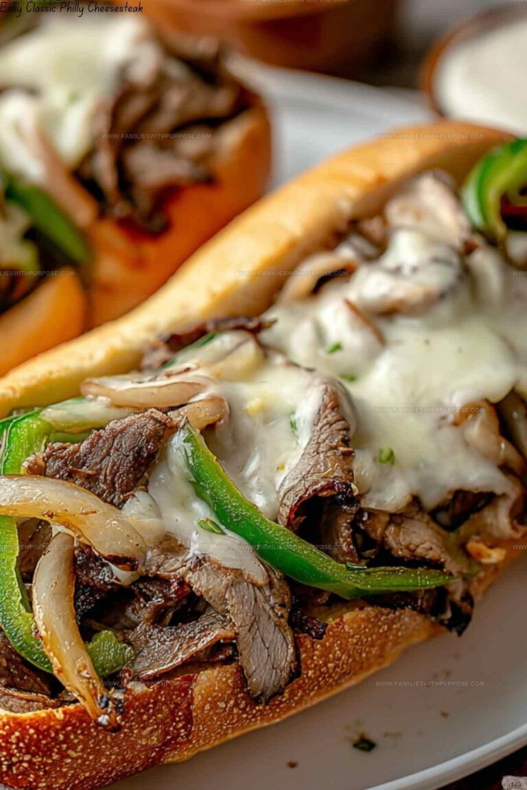 Classic Philly Cheesesteak Recipe