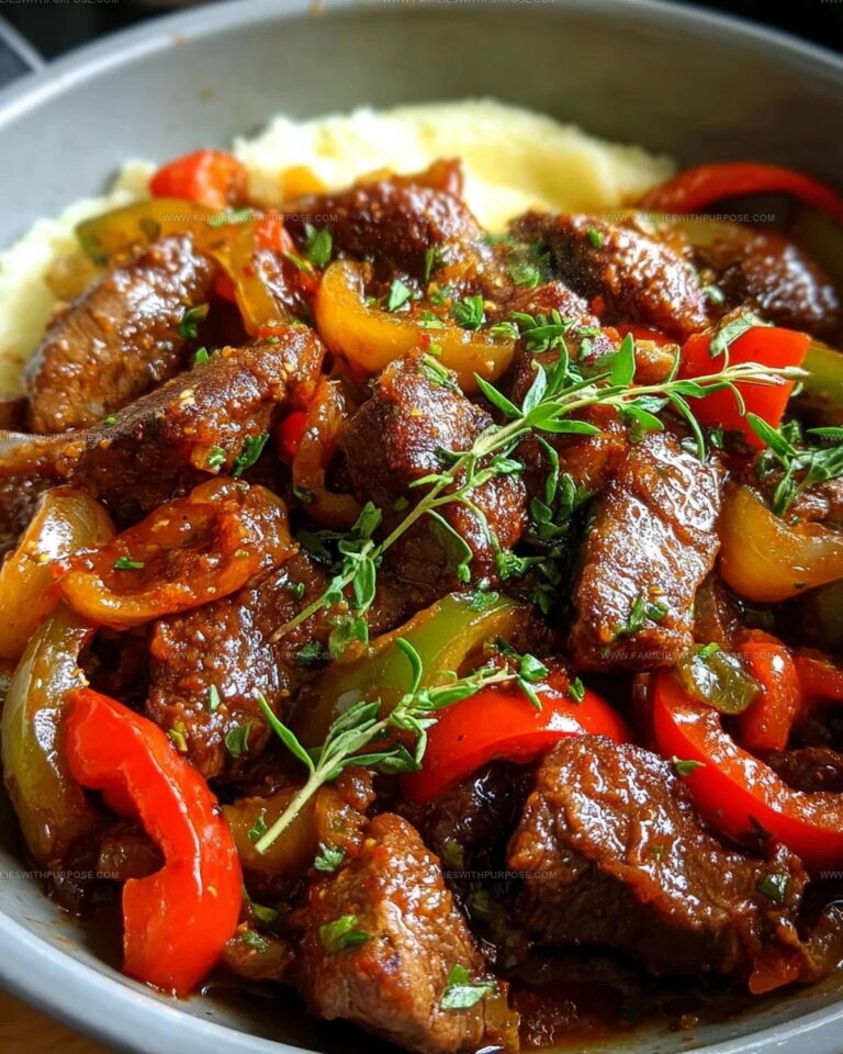 Easy Pepper Steak Recipe