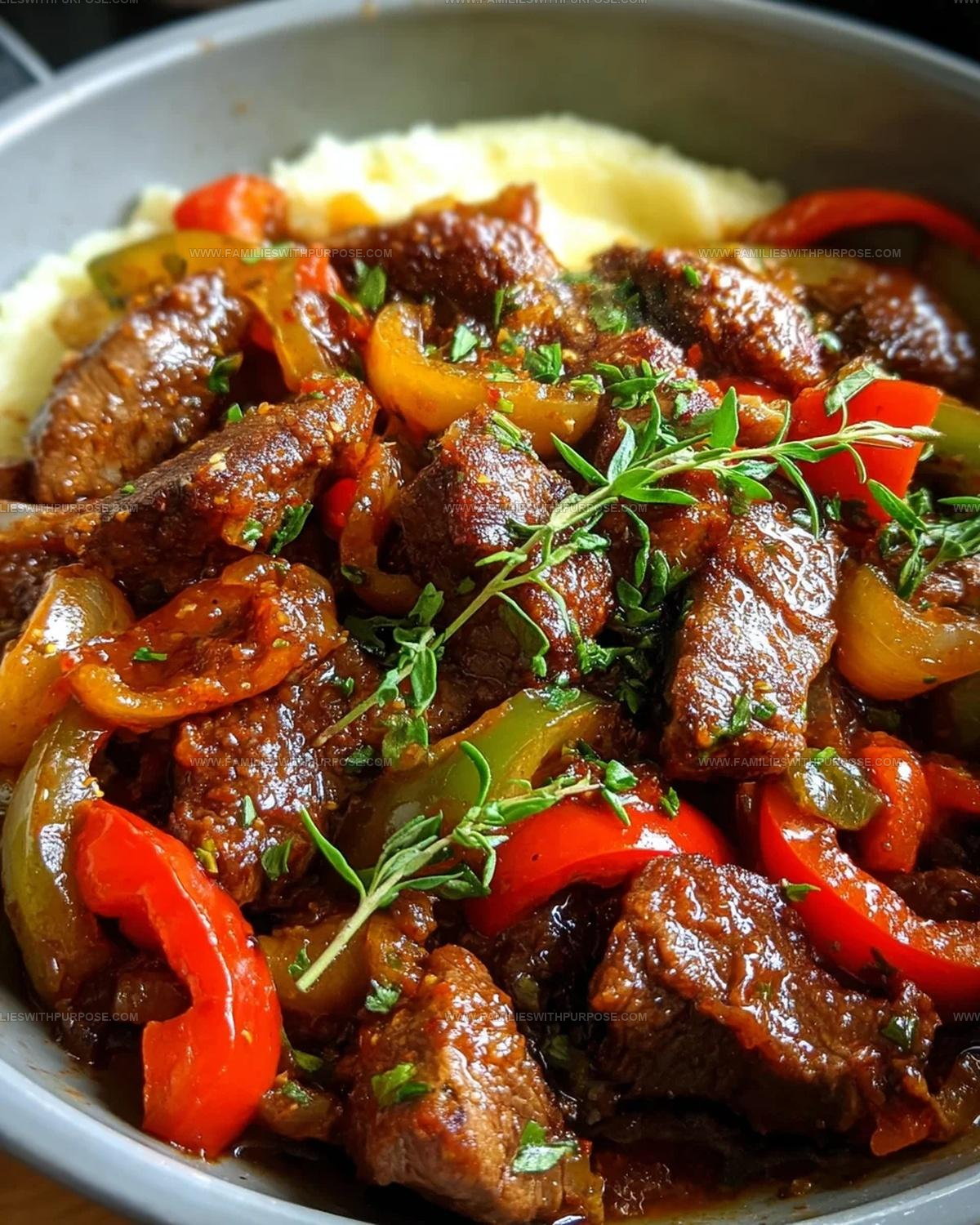 Easy Pepper Steak Recipe