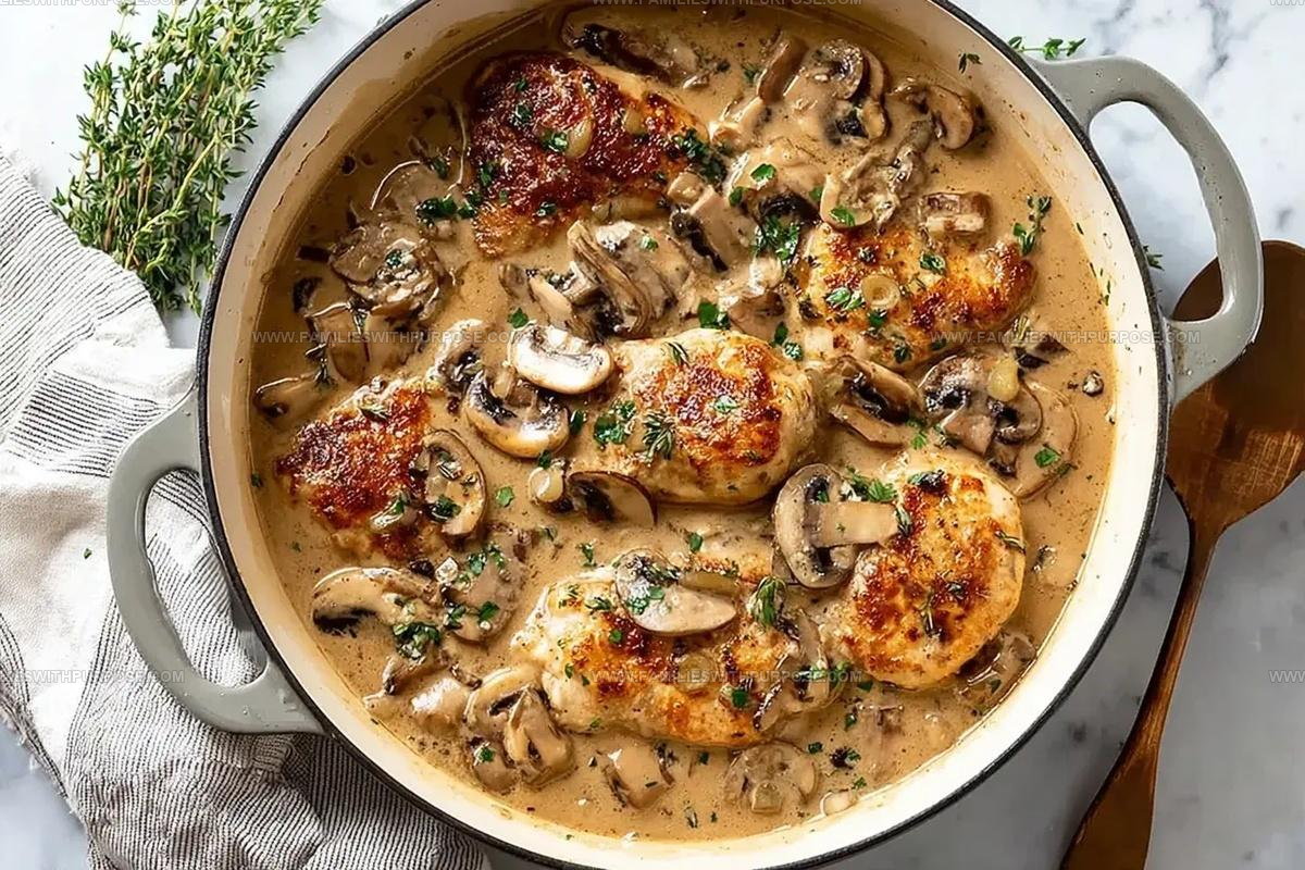 Wine-Braised Mushroom Chicken Recipe