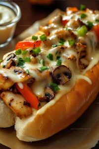 Grilled Chicken Philly Cheesesteak Recipe
