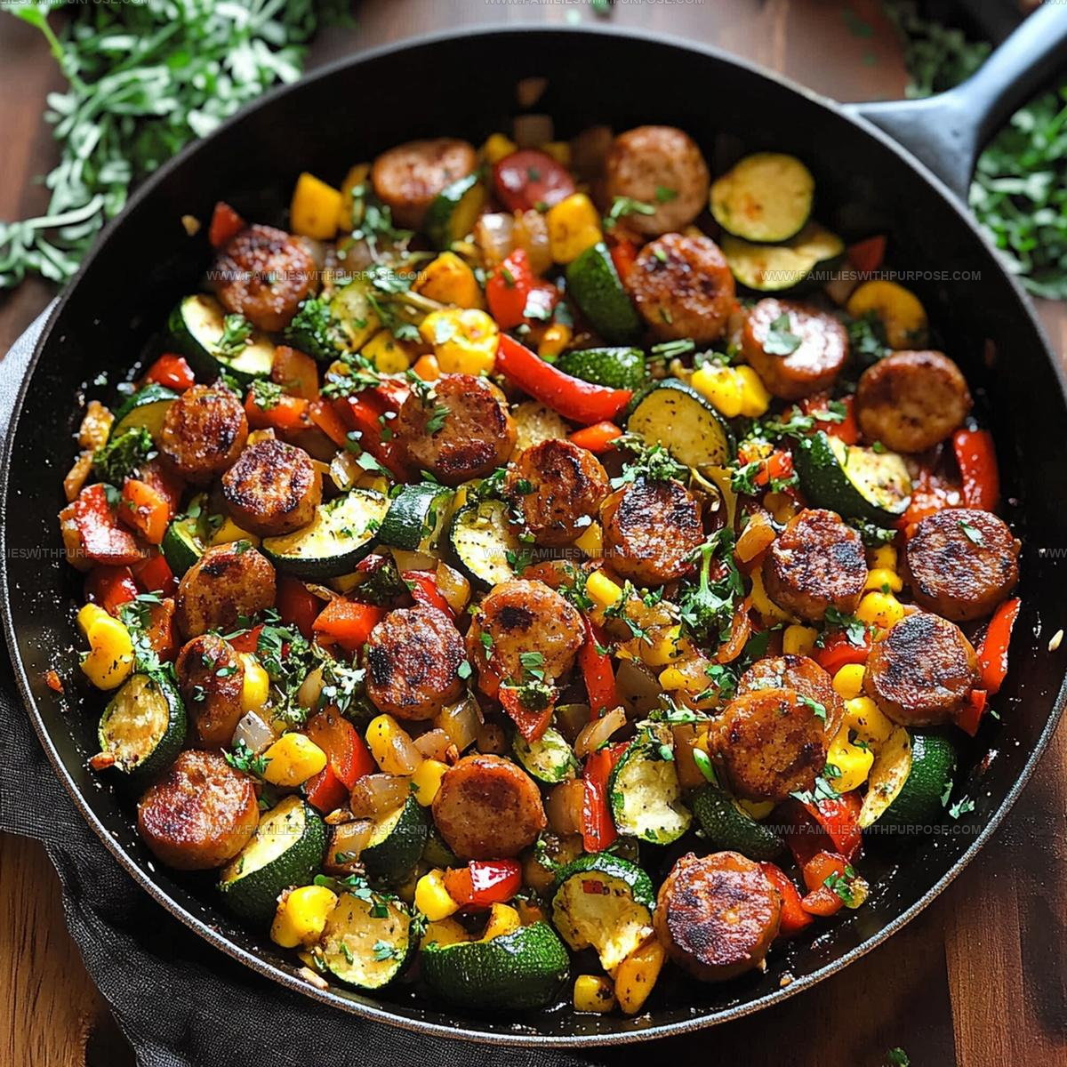 One-Pan Sausage and Veggie Skillet Recipe