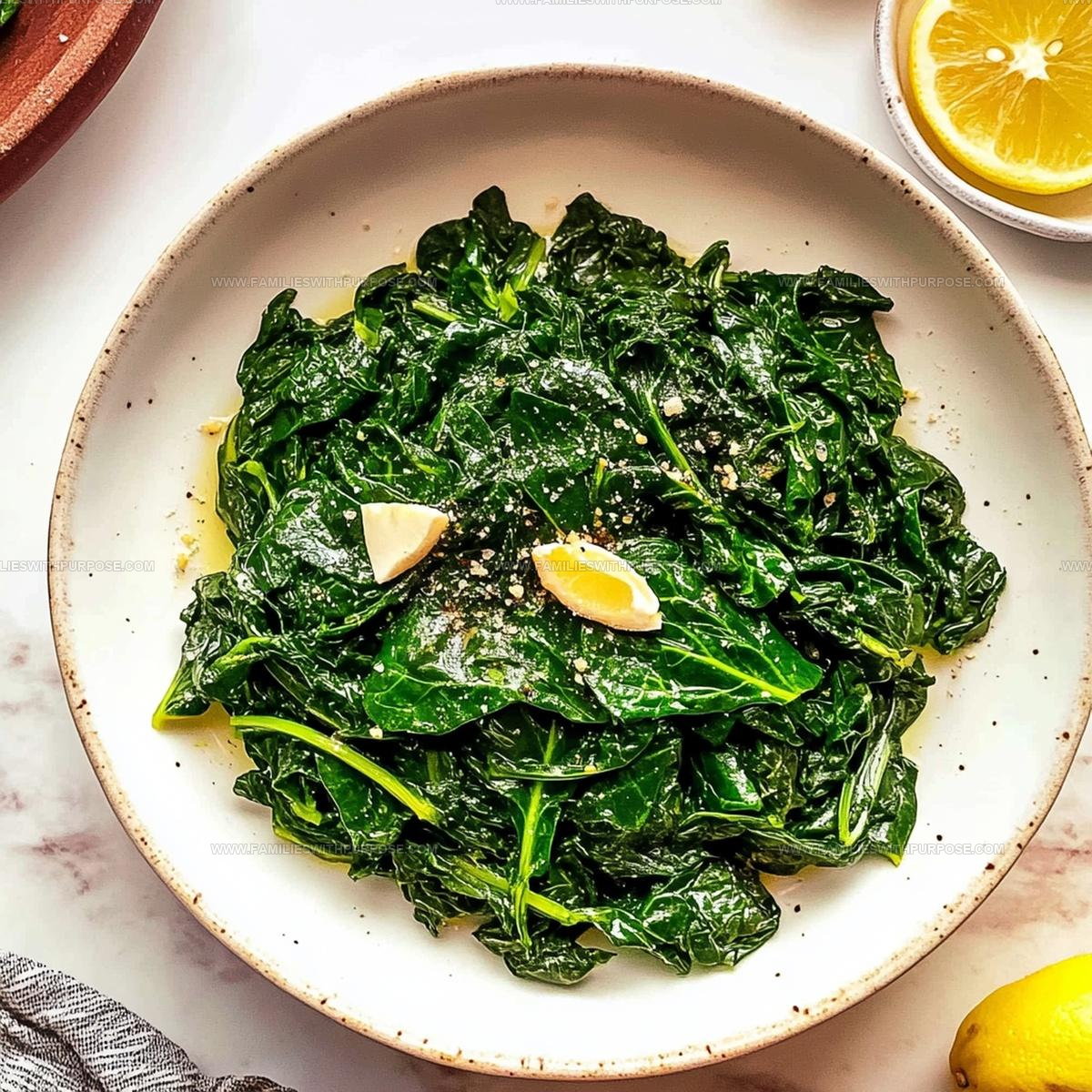Lemon-Bright Sauteed Spinach Recipe