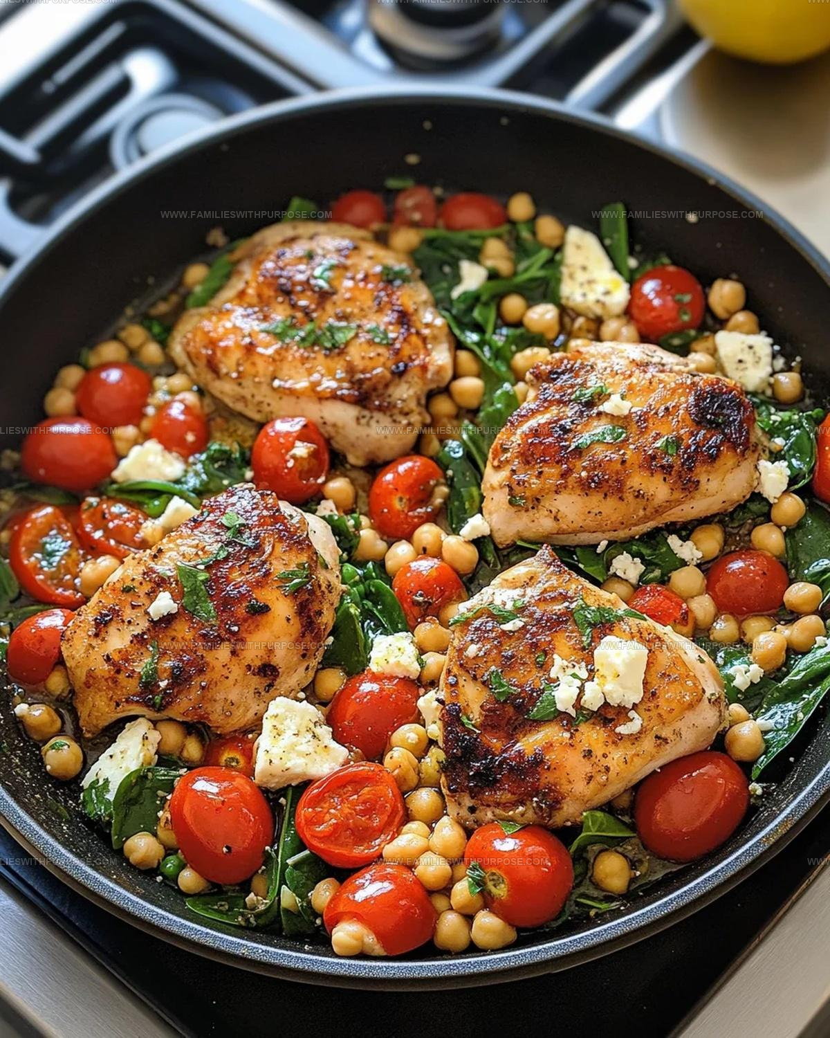 One-Pan Greek Chicken And Lemon Rice Recipe