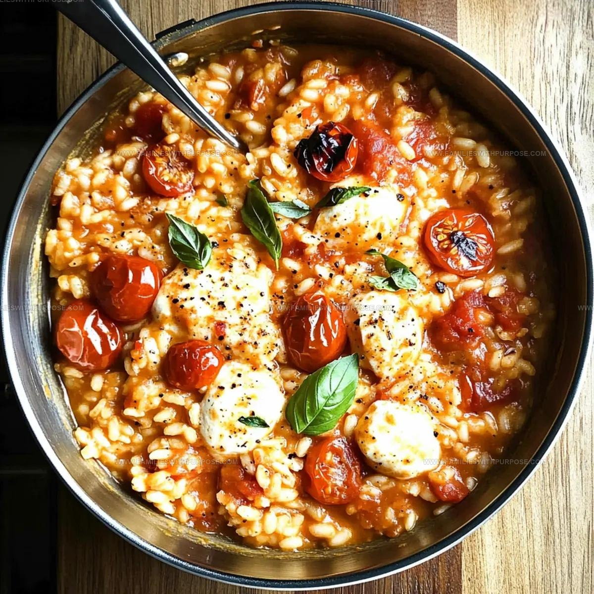 Tomato Mozzarella Risotto Recipe