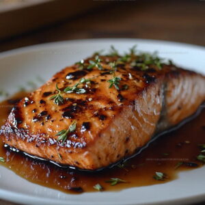 Easy Balsamic Glazed Salmon Recipe