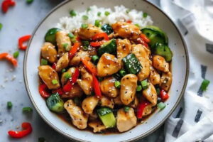 Sweet and Savory Garlic Chicken Stir-Fry Recipe