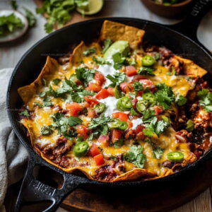 Cheesy Beef Skillet Enchiladas Recipe