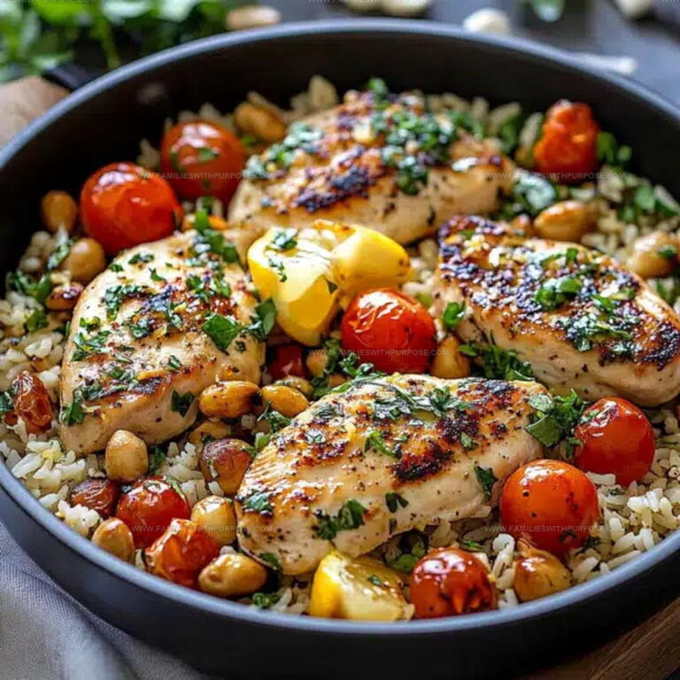 Chicken Rice Feta Tomatoes Recipe