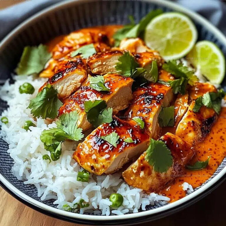 Sweet Heat Spicy Maple Chicken Coconut Rice Recipe