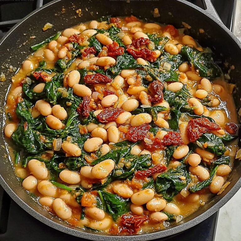 Marry Me White Bean Spinach Skillet Recipe