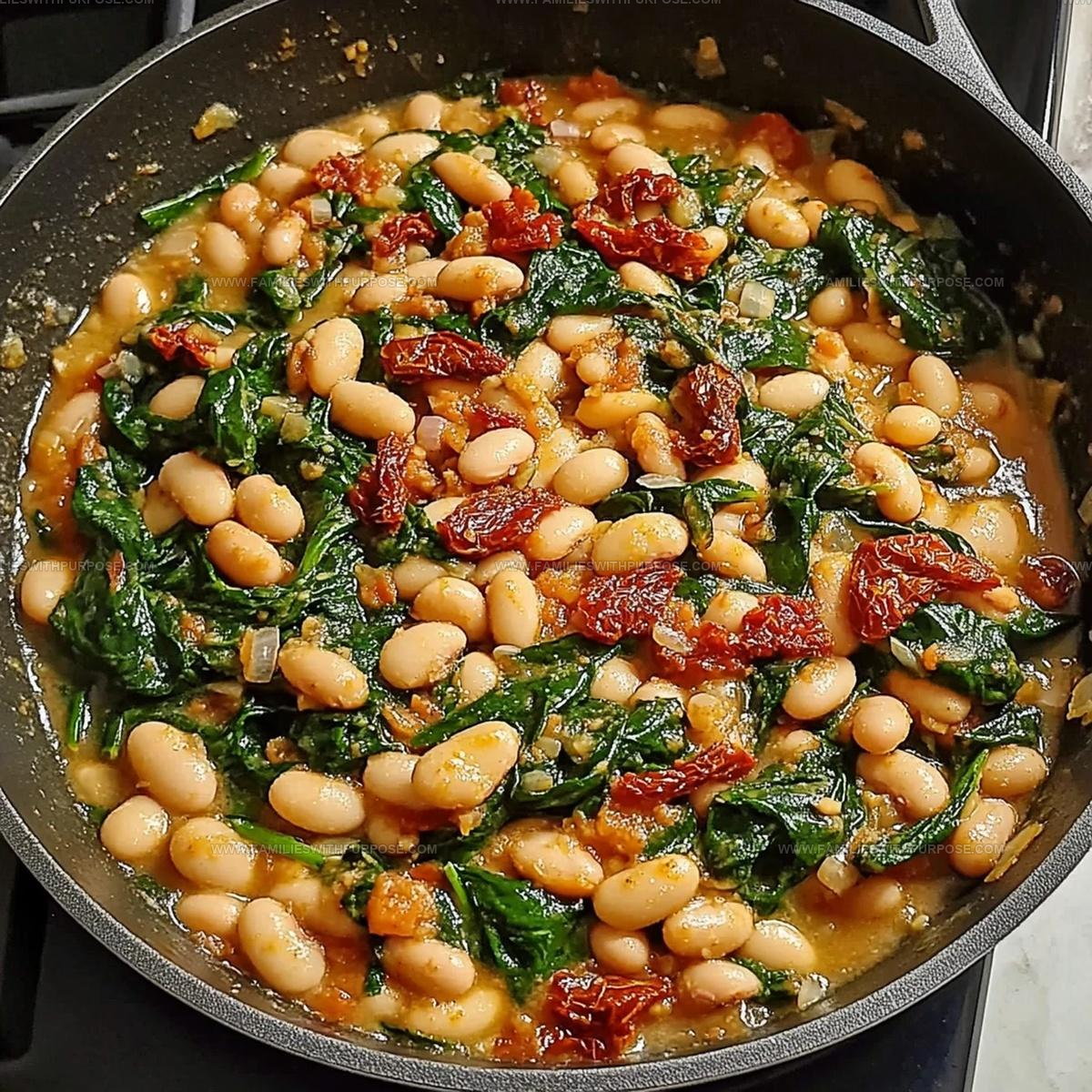 Marry Me White Bean Spinach Skillet Recipe