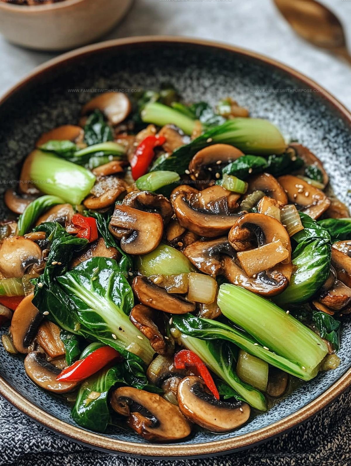 Bok Choy and Mushroom Stir Fry Recipe
