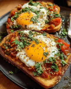 Shakshouka Toast Recipe
