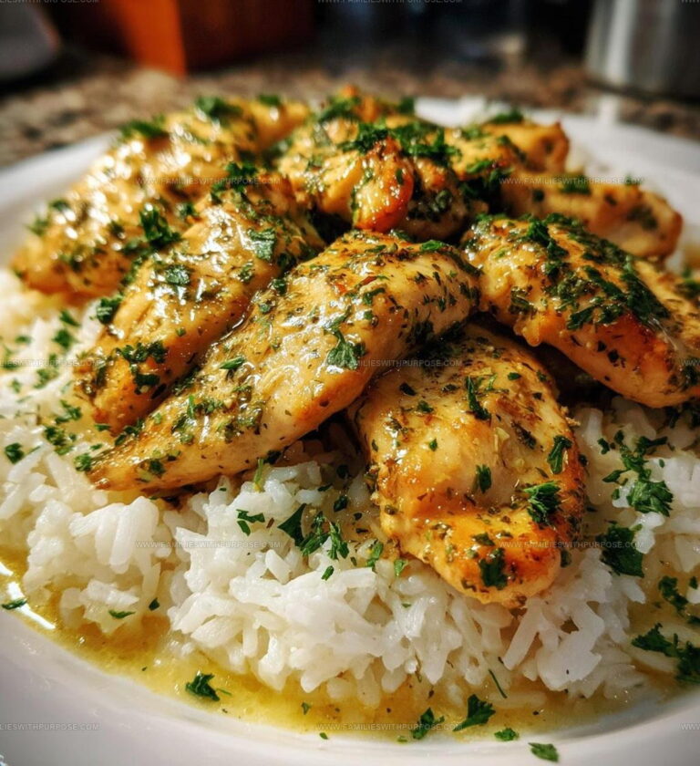 Garlic Butter Chicken And Rice Recipe