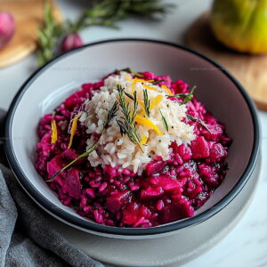 Crimson Beet Risotto Recipe