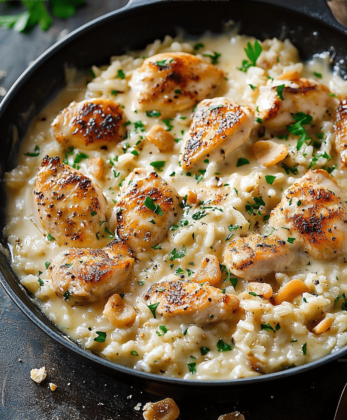 One-Pan Parmesan Chicken And Rice Recipe