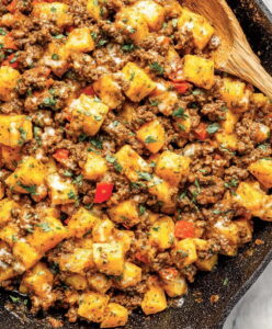 One-Pan Beef And Potato Skillet Recipe
