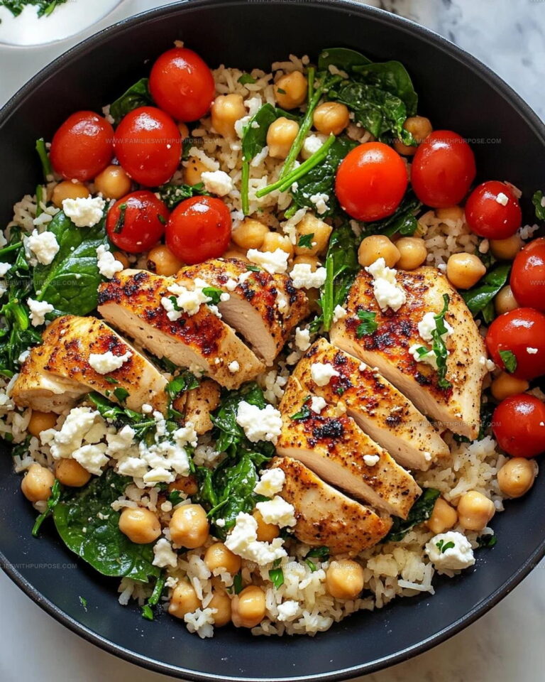 One-Skillet Greek Chicken And Lemon Rice Recipe