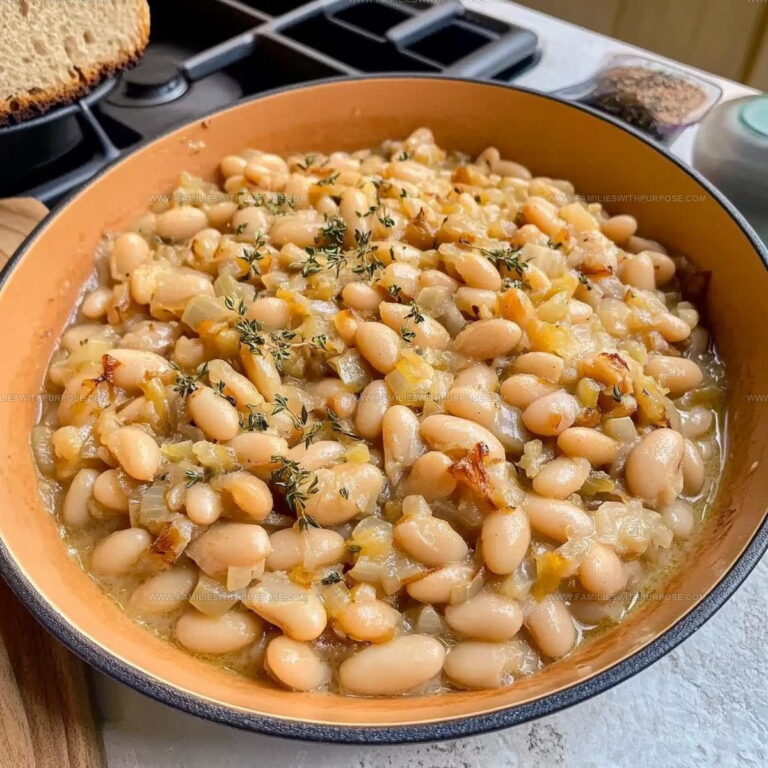 Classic French Onion White Beans Recipe