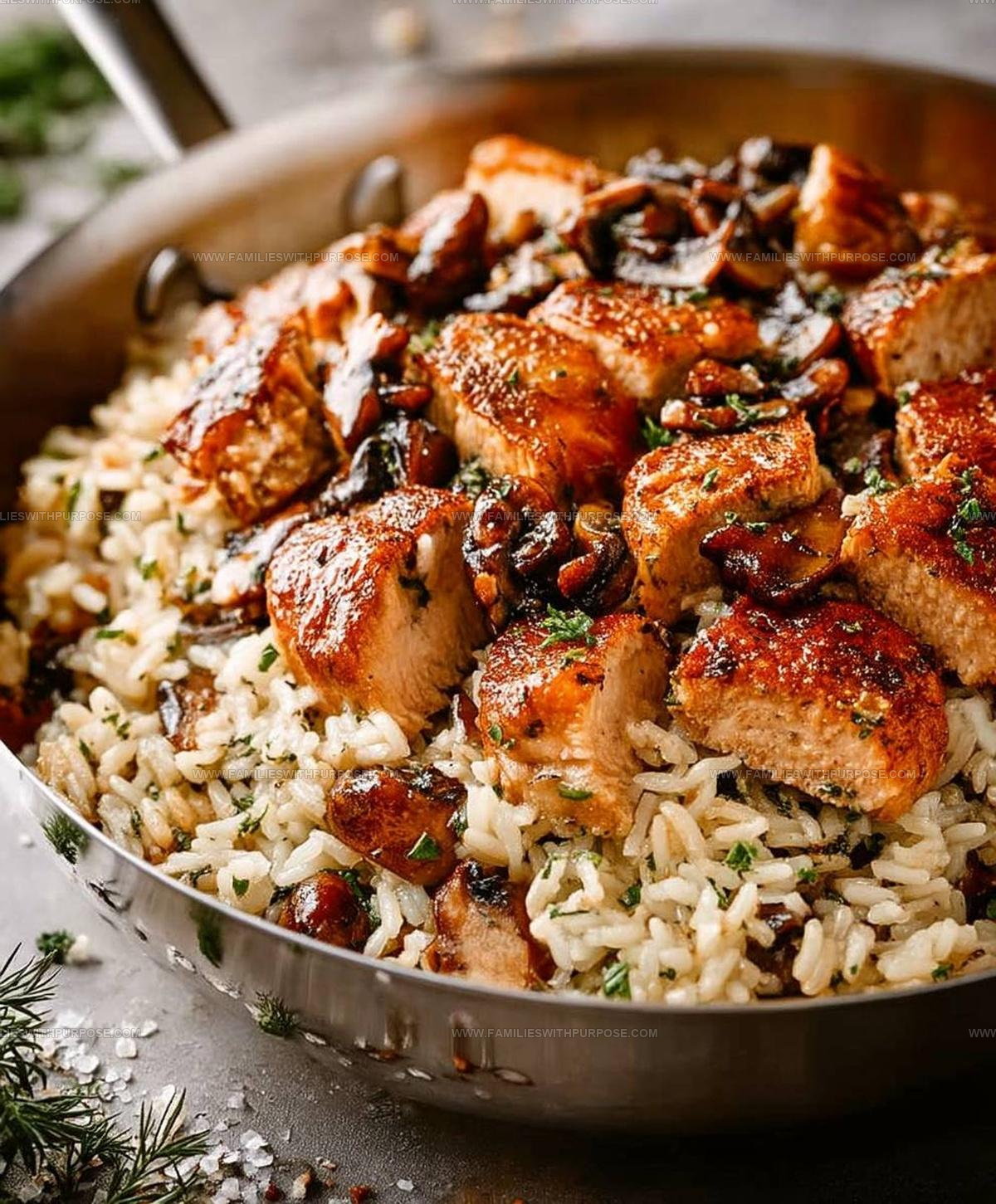 Chicken Rice Mushrooms Recipe